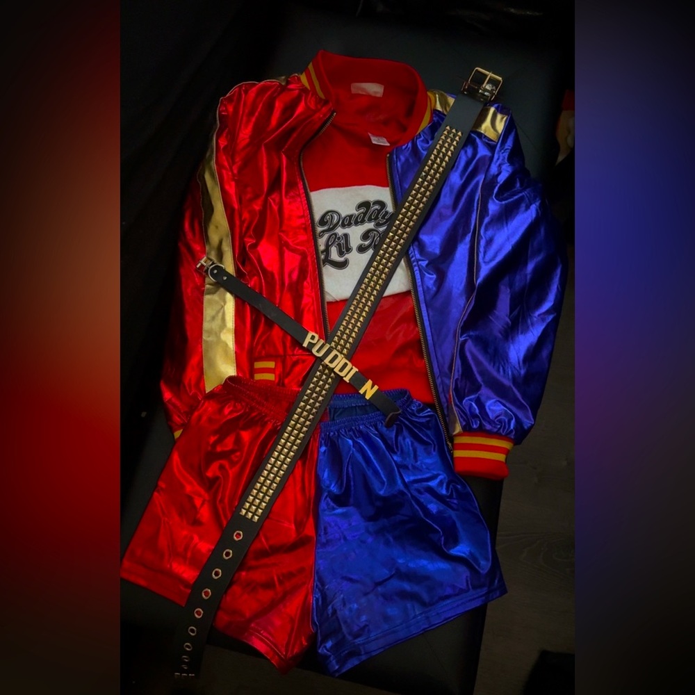 ECU Woman small Harley Quinn costume